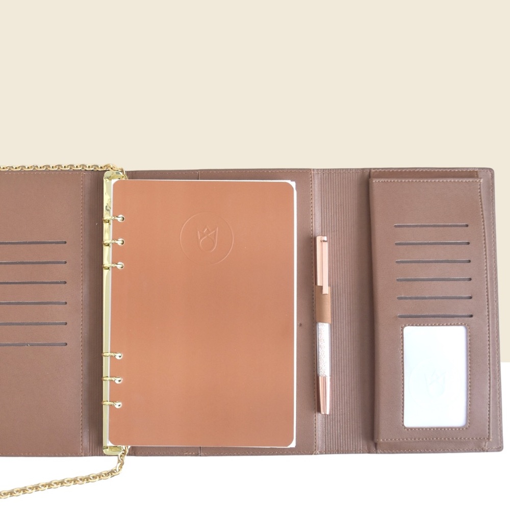 Cognac Modern Life Planner notebook journal A5
